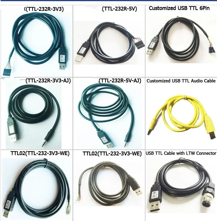 Unique Laptop Connection Pl232rl RS232 USB Type C to DuPont Ftdi Cable